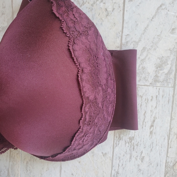 Soma Vanishing Back Full Coverage Lace Trim Bra Size 40D - Picture 4 of 8